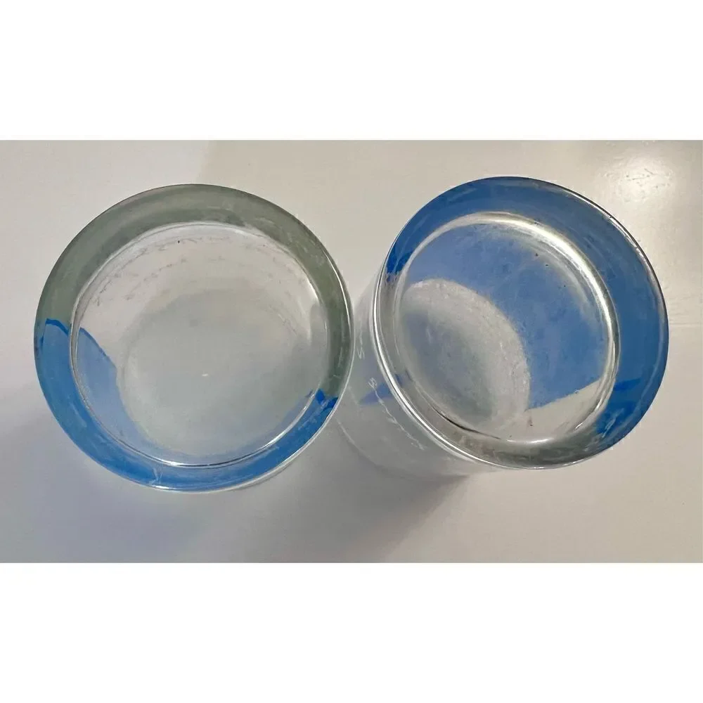 2 Sailboat Sailing Rocks Glasses Blue Nautical Glass Tumblers W Hull Diagram